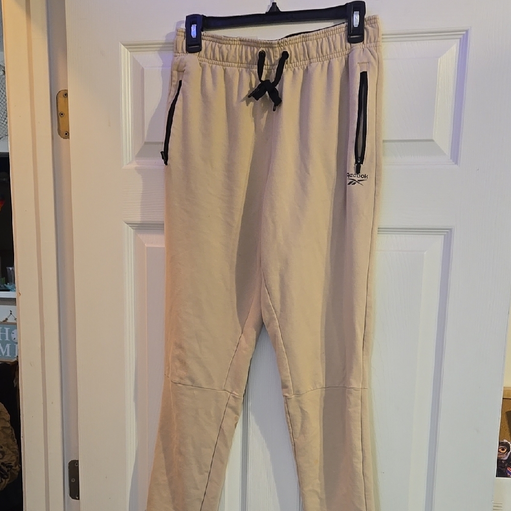 Reebok Men's Tan Jogger Pants